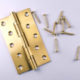 Brass Door Hinges Bearing 5x3: #Bearing #Brushed #Gold #SB #5x3