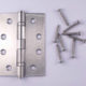 Stainless Steel Door Hinges Bearing SS: #BearingHinges #BrushedSilver #SS